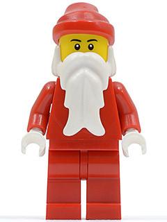 LEGO Minifigure-Santa, Red Legs with Red Hips, White Hands-Holiday / Christmas-HOL014-Creative Brick Builders